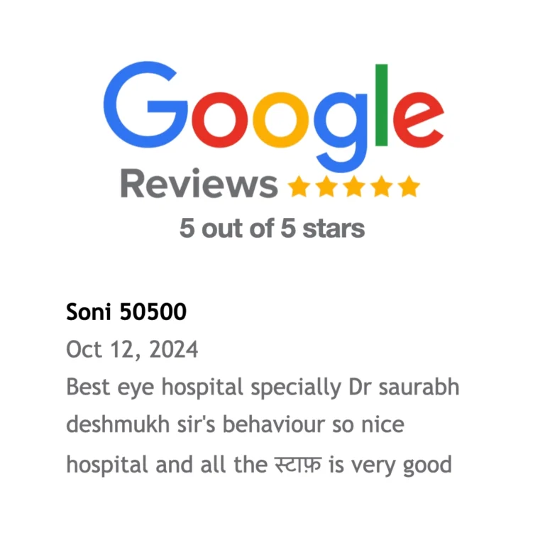 Best eye doctor Bhopal review - Cataract, Retina, LASIK
