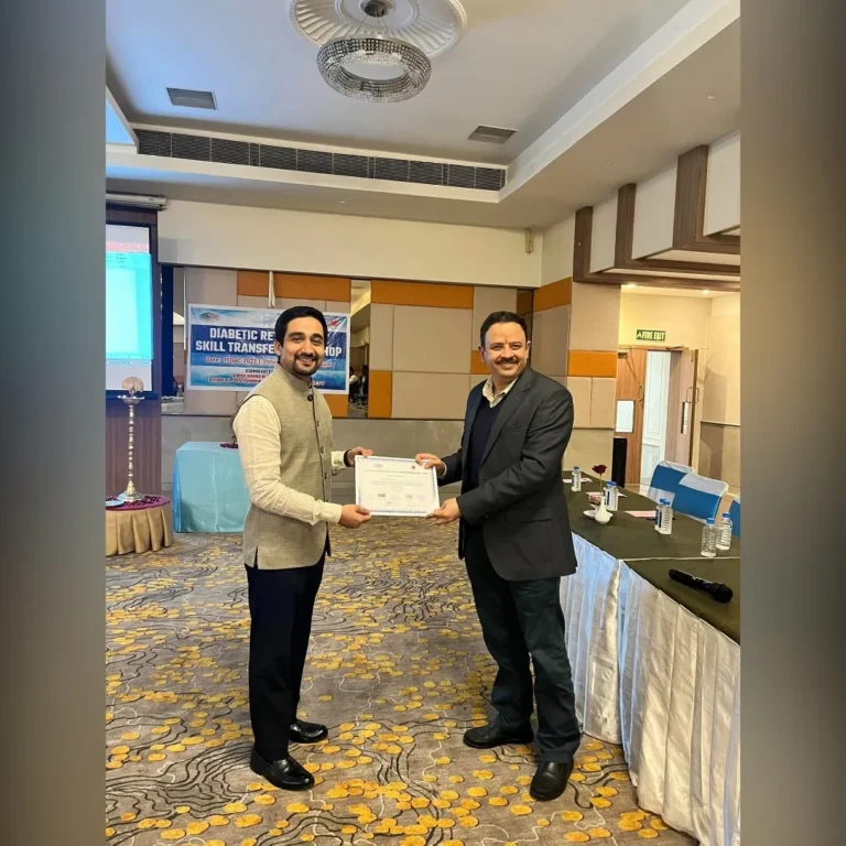 Dr. Saurabh Deshmukh invited as expert speaker on intravitreal injections at CME meet in Bhopal