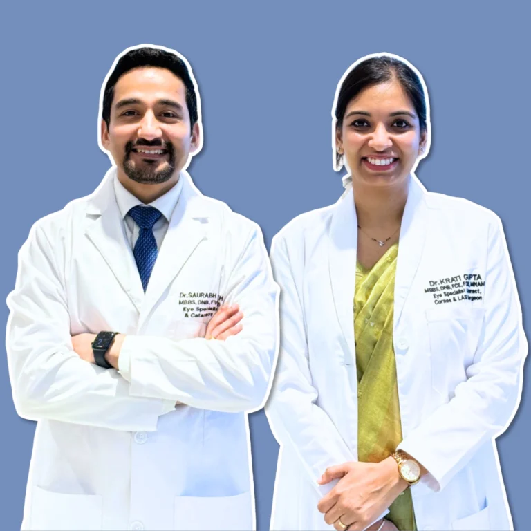 Dr. Saurabh Deshmukh and Dr. Krati Gupta - Best Eye Specialists in Bhopal for Retina, Cataract, Cornea, and LASIK Surgery